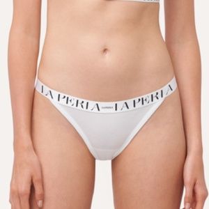 Brazilian brief in white stretch cotton - NEW WITH TAGS!